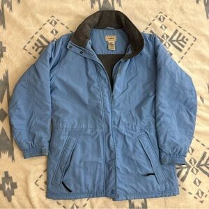 L.L. Bean Sky Blue Winter Coat